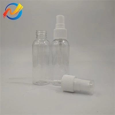 50 ml-es átlátszó PET műanyag spray palack