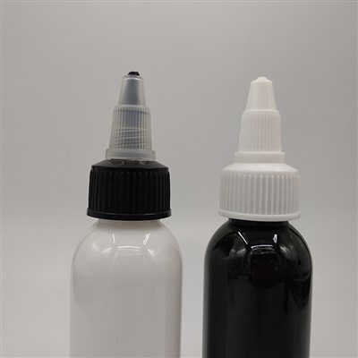 Üres kisállat műanyag 30 ml-es 60 ml-es 100 ml-es flakon éles szájsapkával
