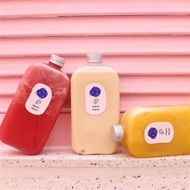 NH 350ML 400ML 500ML PET Kiváló minőségű műanyag palackok alumínium fedővel