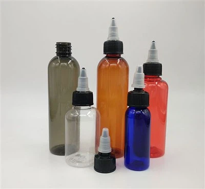 NH PET 120 ml színes címkézés PET műanyag palack Sok kapacitás éles száj sapkával