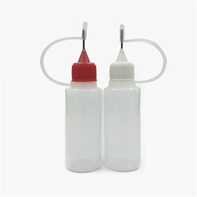 Precíziós hegyű applikátoros palack, LDPE pisztolyolajos palack