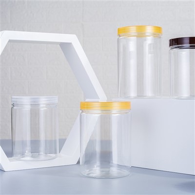 NH Üres műanyag élelmiszer-edények fedéllel